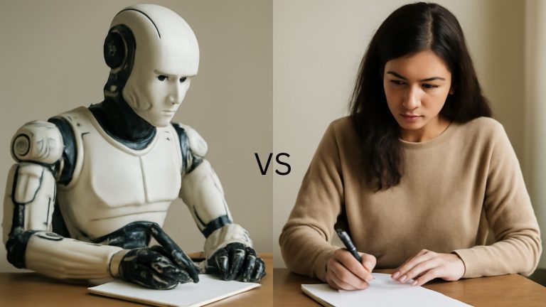 Human content vs AI content